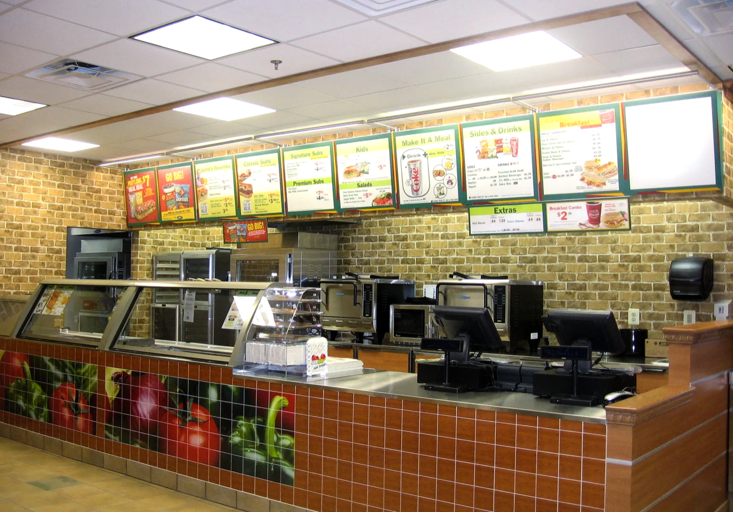 commercial- Subway food ordering station